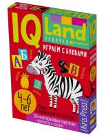 IQ Многоразовые карточки с маркером.4+ Играем с буквами