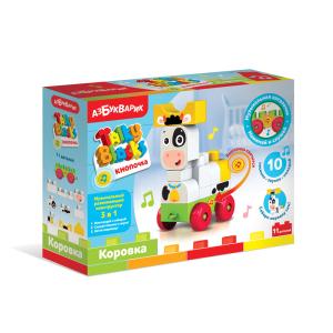 Музыкальный конструктор 3 в1 "Коровка"