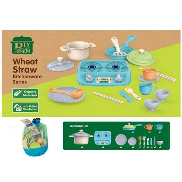 Набор "Повар", посуда, плита