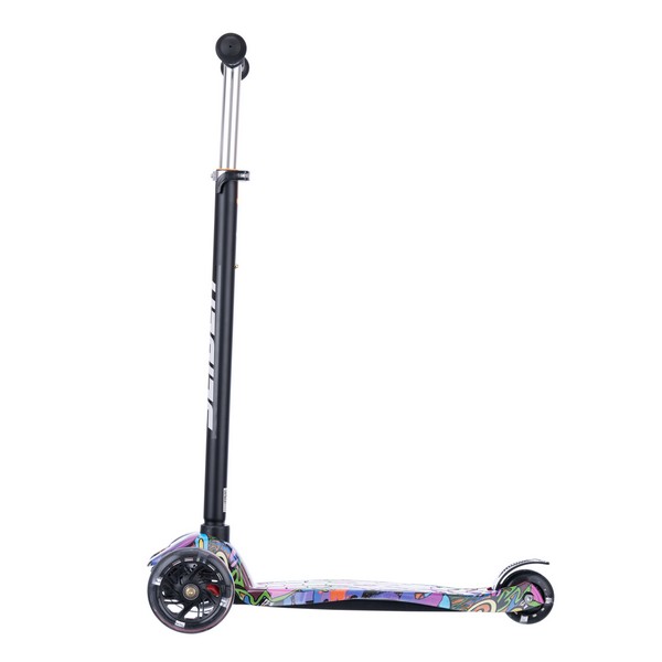 Самокат четырехколесный Slider, колеса светящиеся (диаметр 118/76 мм)