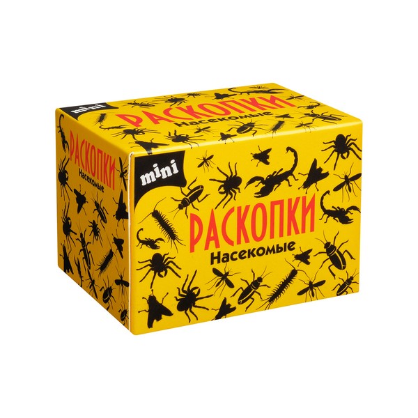 Мини набор для проведения раскопок "Насекомые мини"
