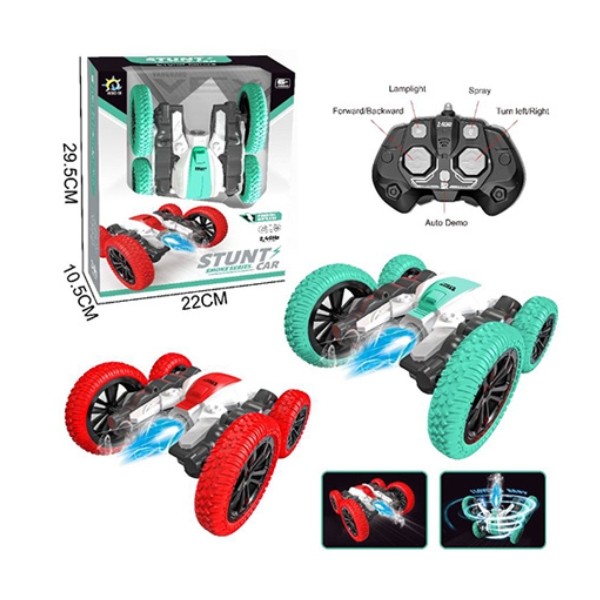 Машинка-перевёртыш на пульте радиоуправления, с паром, в ассортименте