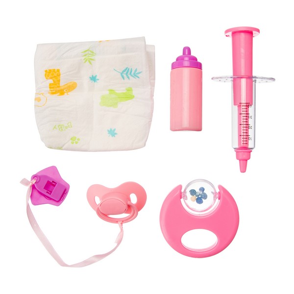 Пупс 45 см "Girl's Club" с аксессуарами, мимический, имитация дыхания, русская озвучка