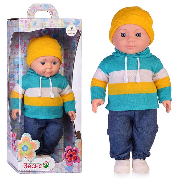 Кукла Весна "Пупс прогулка", высота 42 см