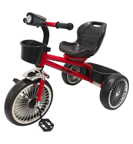 Велосипед трехколесный Slider, колеса EVA 10 и 8", фара, свет, звук, корзинка