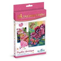 Алмазные узоры "Розовая фантазия", 3 шт в коробке