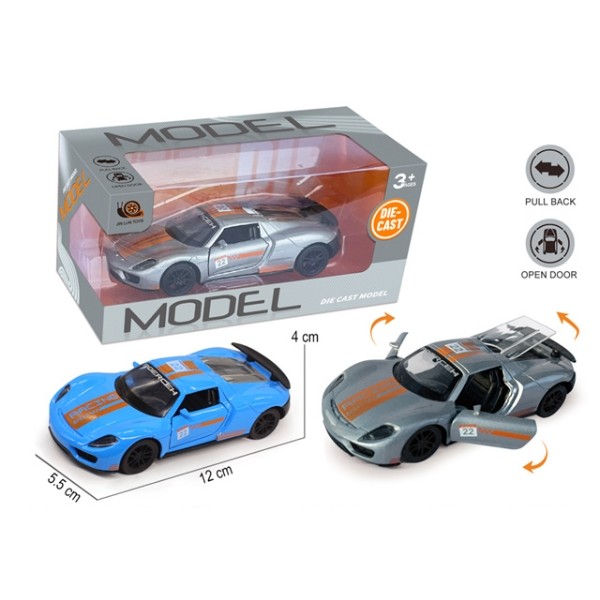 Машинка металлическая, в ассортименте