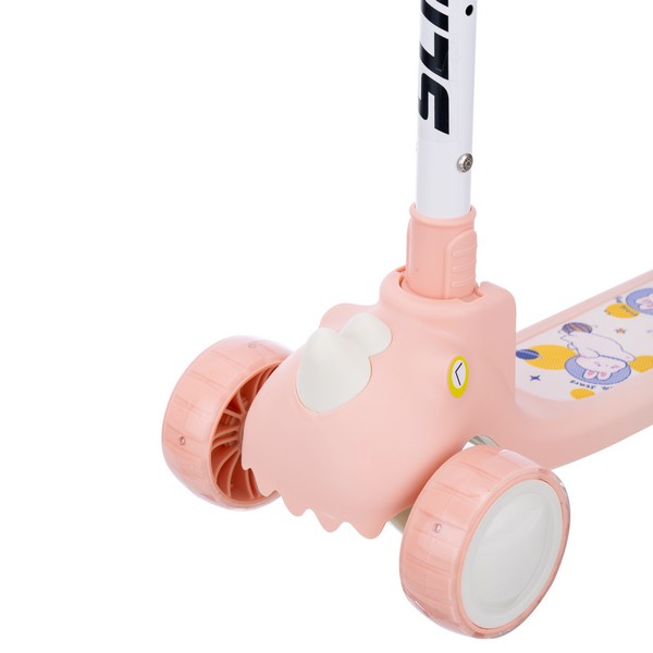 Самокат трехколесный Slider, колеса светящиеся, руль складной