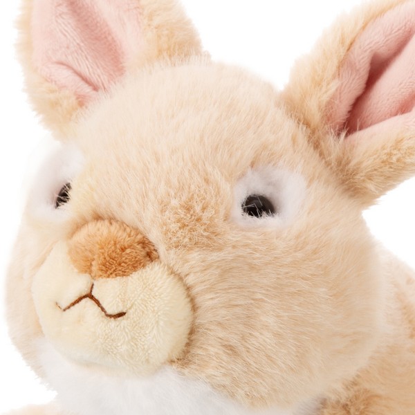 Зайчик светло-бежевый, 25 см