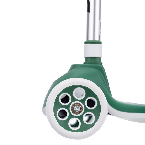 Самокат трехколесный Slider, светящиеся колёса и платформа, руль складной с фонариком