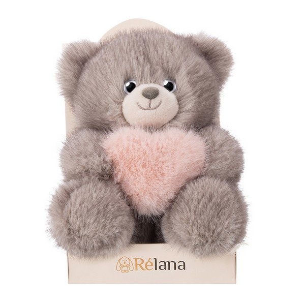 Игрушка мягконабивная ТМ "Relana" Пушистый Мишка с сердечком, 15 см, 3 вида в ассортименте, в дисплее, кратность продаж 6 шт, в/к 15*12*12 см Игрушка мягконабивная ТМ "Relana" Пушистый Мишка с сердечком, 15 см, 3 вида в ассортименте, в дисплее, кратность продаж 6 шт, в/к 15*12*12 см