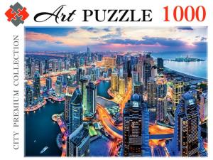 Artpuzzle. ПАЗЛЫ 1000 элементов. ДУБАЙ С ВЫСОТЫ ПТИЧЬЕГО ПОЛЕТА