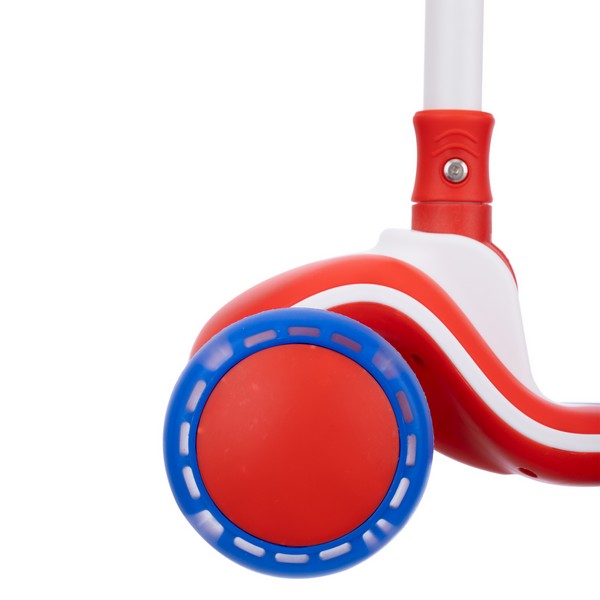 Самокат трехколесный Slider, колеса светящиеся, руль складной