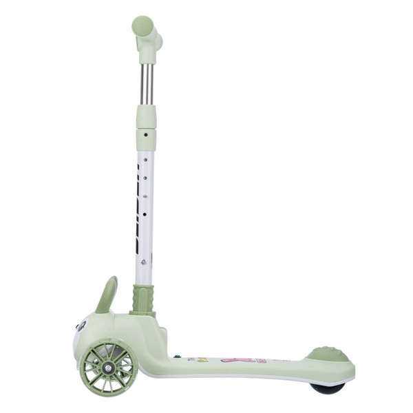 Самокат трехколесный Slider, колеса светящиеся, руль складной