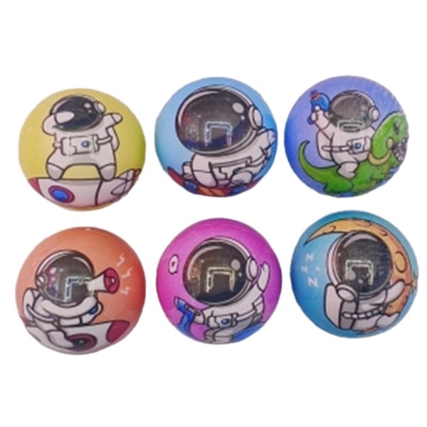 Мяч-попрыгун, диаметр - 6см, цвета - микс