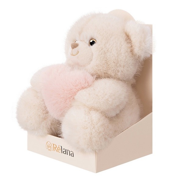 Игрушка мягконабивная ТМ "Relana" Пушистый Мишка с сердечком, 15 см, 3 вида в ассортименте, в дисплее, кратность продаж 6 шт, в/к 15*12*12 см Игрушка мягконабивная ТМ "Relana" Пушистый Мишка с сердечком, 15 см, 3 вида в ассортименте, в дисплее, кратность продаж 6 шт, в/к 15*12*12 см