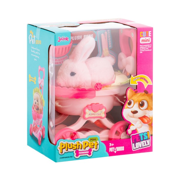 Набор "Ветеринарная клиника", кролик функциональный: двигается, звуковые эффекты, коляска