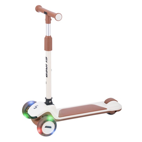 Самокат трехколесный Slider, светящиеся колёса полиуретановые, руль складной металлический