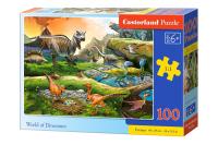 Puzzle-100 "Мир динозавров"