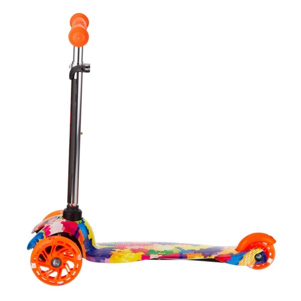 Самокат трехколесный, колеса PU со светом