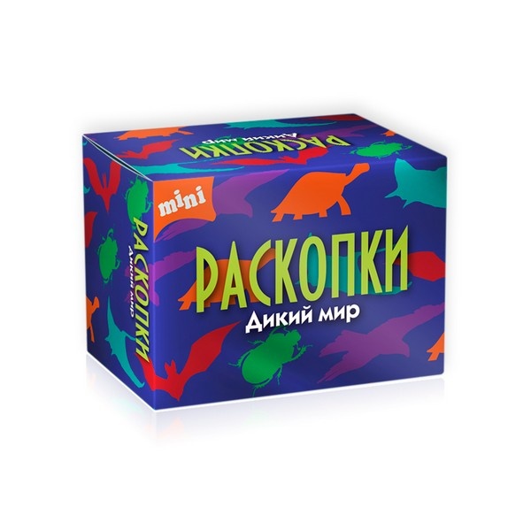 Мини набор для проведения раскопок  "Дикий мир"