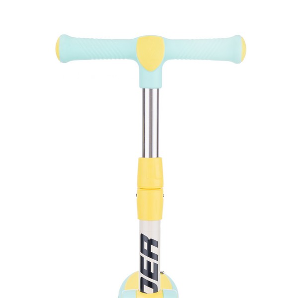 Самокат трехколесный Slider, колеса светящиеся, руль складной Самокат трехколесный Slider, колеса светящиеся, руль складной