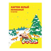 Картон белый 6 листов