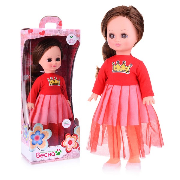 Кукла Весна "Герда яркий стиль 1", озвученная, высота 35 см Кукла Весна "Герда яркий стиль 1", озвученная, высота 35 см