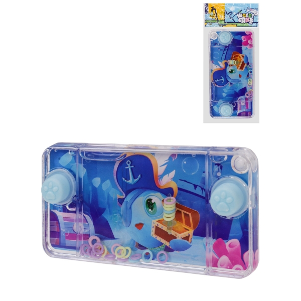 Водная игра с кольцами, 6х11,5см., микс