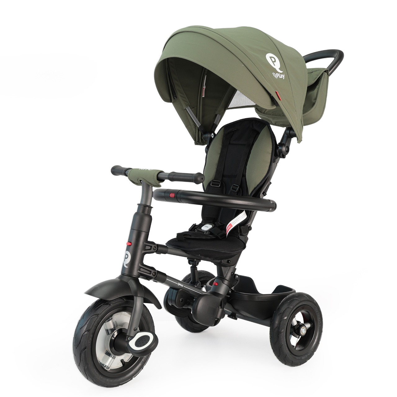 Велосипед 3-х колесный СКЛАДНОЙ с ручкой управления