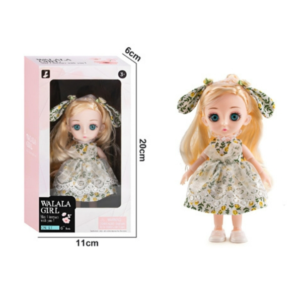 Куколка 15 см, ручки и ножки шарнирные