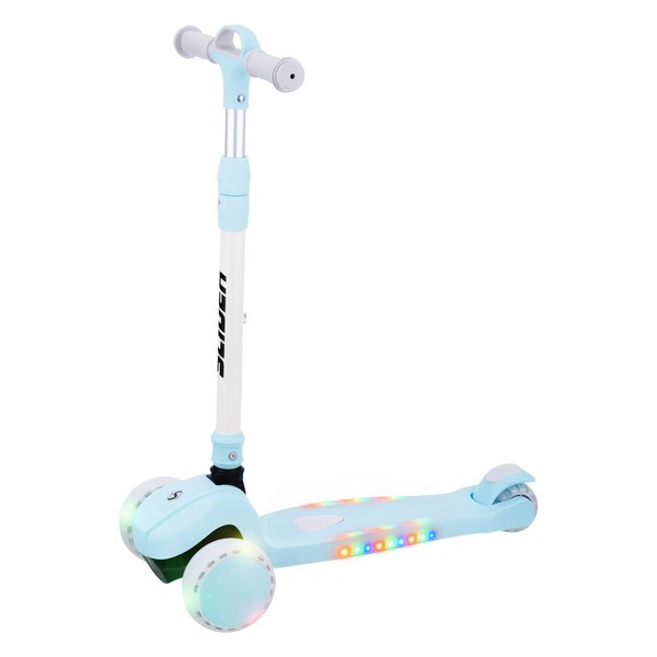 Самокат трехколесный Slider, светящиеся колёса и платформа, руль складной Самокат трехколесный Slider, светящиеся колёса и платформа, руль складной