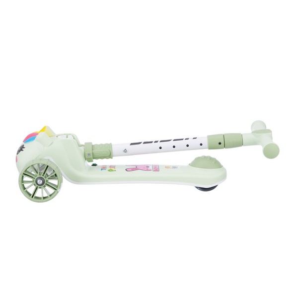 Самокат трехколесный Slider, колеса светящиеся, руль складной Самокат трехколесный Slider, колеса светящиеся, руль складной