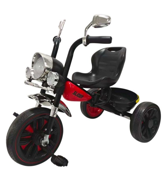 Велосипед трехколесный Slider, колеса EVA 10 и 8", фара, свет, звук, корзинка