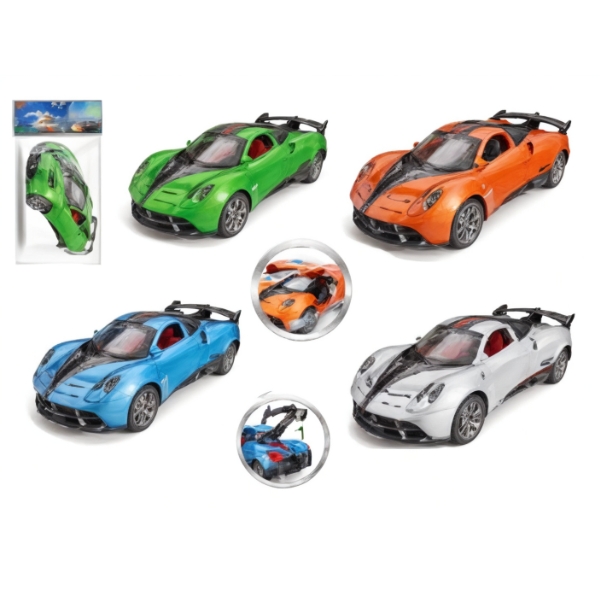 Машинка инерционная (13х23 см, цвет микс, в пакете)