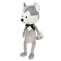 Игрушка мягкая на металлическом каркасе из серии "Гнутики" , Собака Хаски, 22 см