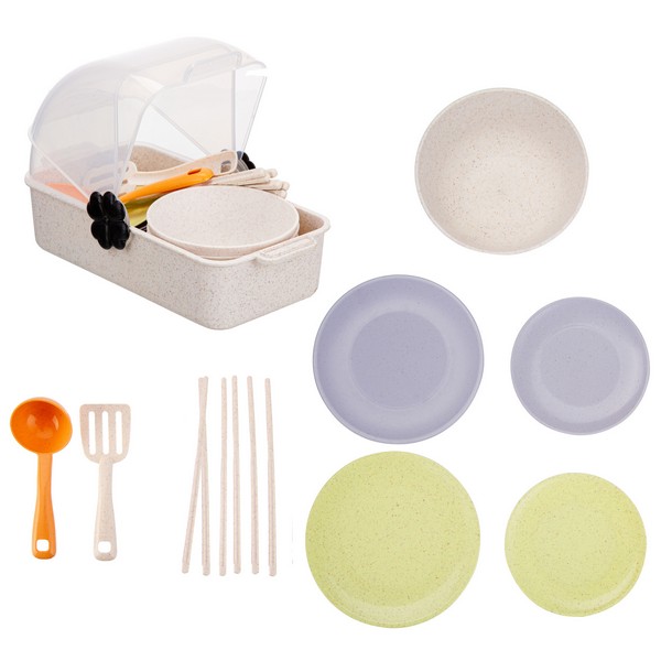 Набор Girl's Club "Посуда", 15 предметов, органические материалы