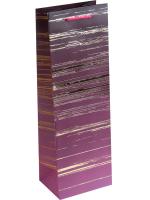 Dream Cards Пакет подарочный с мат. лам. и глиттером, фиолетовый, 12,8*36*8,4 см