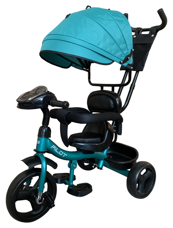 Велосипед трехколесный Pilot с ручкой управления