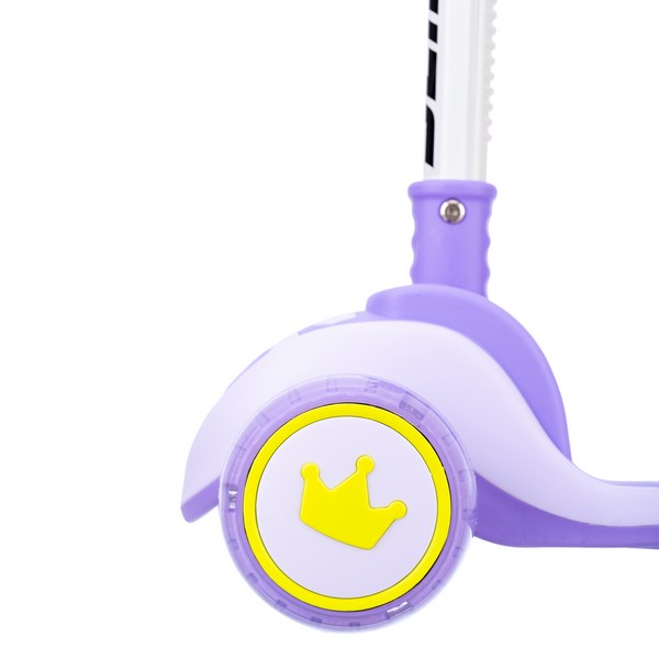 Самокат трехколесный Slider, колеса светящиеся, руль складной Самокат трехколесный Slider, колеса светящиеся, руль складной