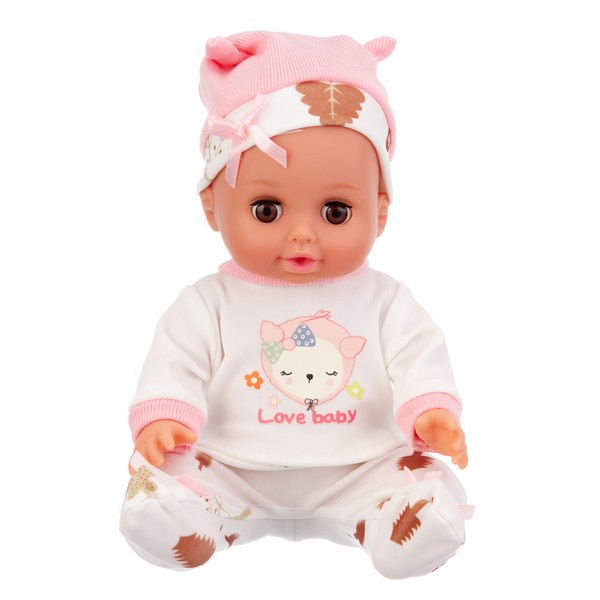 Набор "Girl's Club" "Маленькая мама", пупс 30 см, туалет (свет, звук), ванна с водой, аксессуары