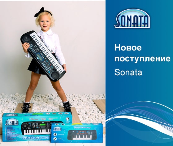 Новое поступление синтезаторов торговой марки "Sonata"