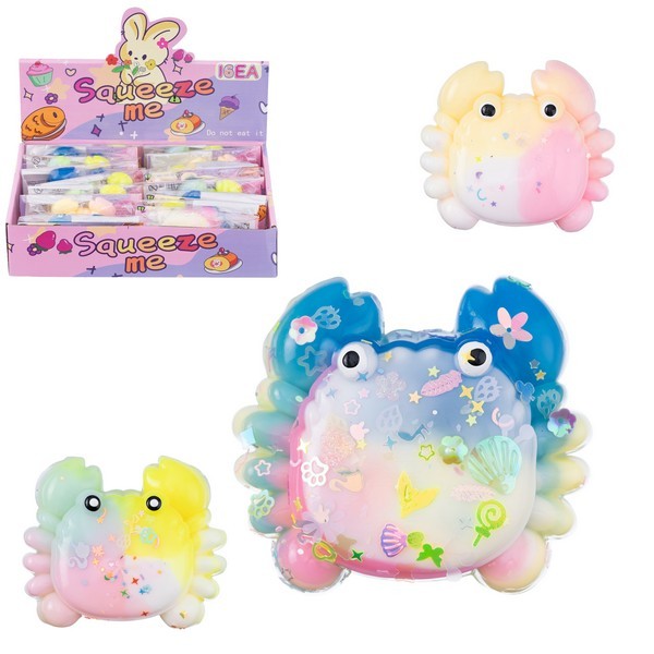 Игрушка-антистресс "Крабик", цвета микс