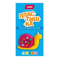 Пластишка. Тесто для лепки. Набор № 22 (4цв по 50 г)