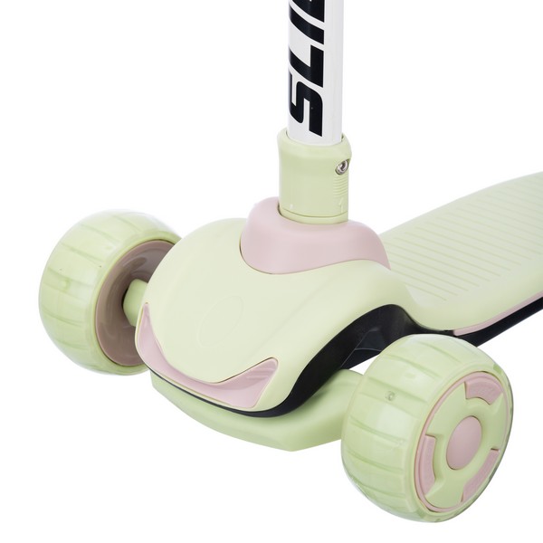 Самокат трехколесный Slider, колеса светящиеся, руль складной