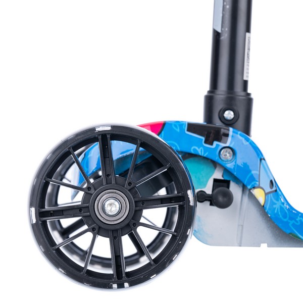 Самокат трехколесный Slider, колеса светящиеся