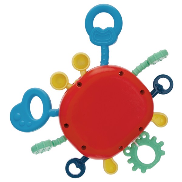 Игрушка развивающая Крабик "Elefantino" яркие цвета, подвижные элементы Игрушка развивающая Крабик "Elefantino" яркие цвета, подвижные элементы