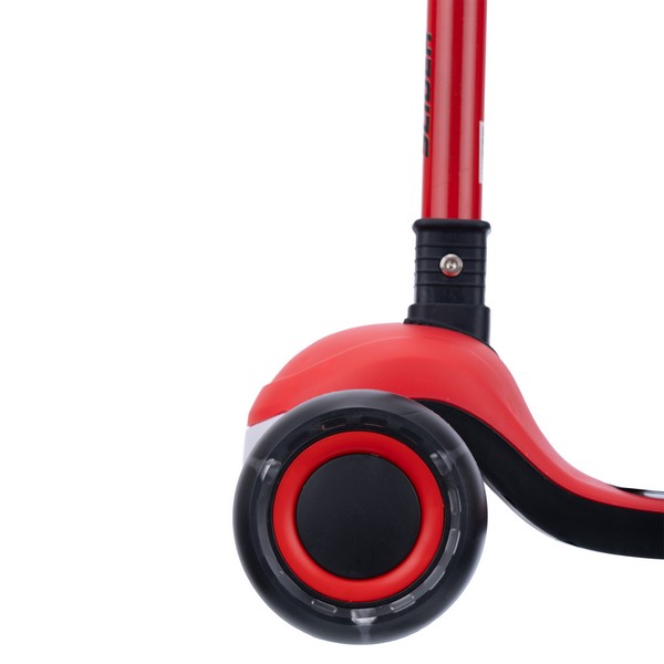 Самокат трехколесный Slider, светящиеся полиуретановые колёса и платформа, руль складной