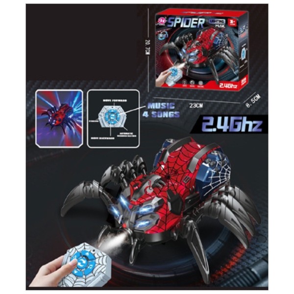 Паук на пульте радиоуправления