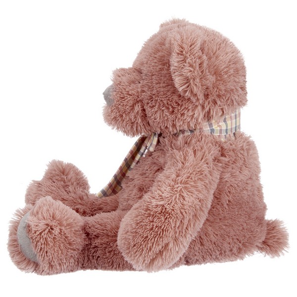 Мишка розовый с бантиком, 27 см Мишка розовый с бантиком, 27 см